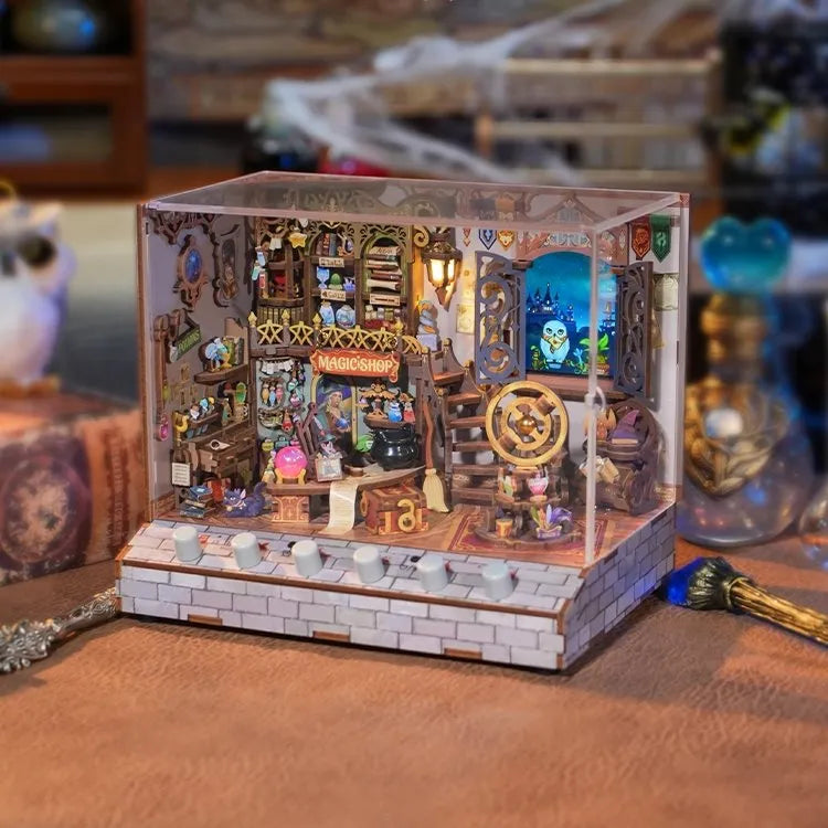 Miniature House Kit | Magic Shop-CraftoyX