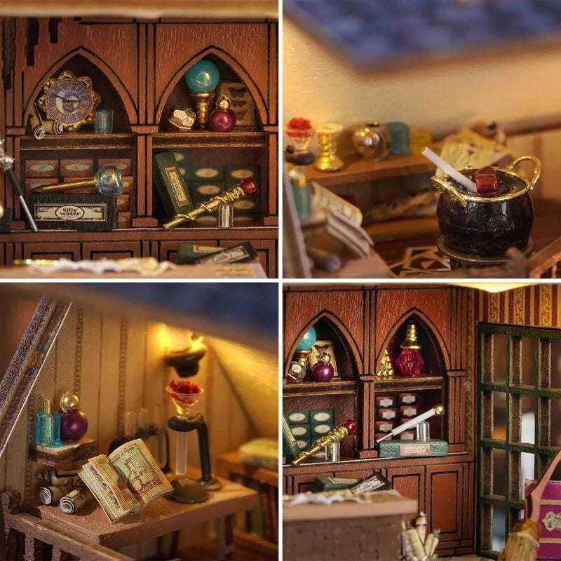 DIY Miniature House | Magic Shop Dollhouse Kit - CraftoyX