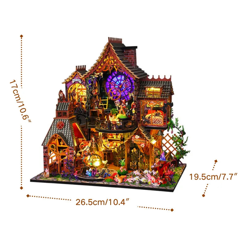 Miniature House Kit | Magic Spirit-CraftoyX