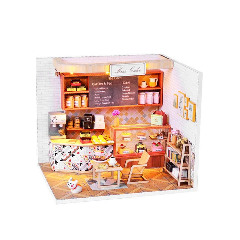 DIY Miniature House | Miss Cake Dollhouse Kit - CraftoyX