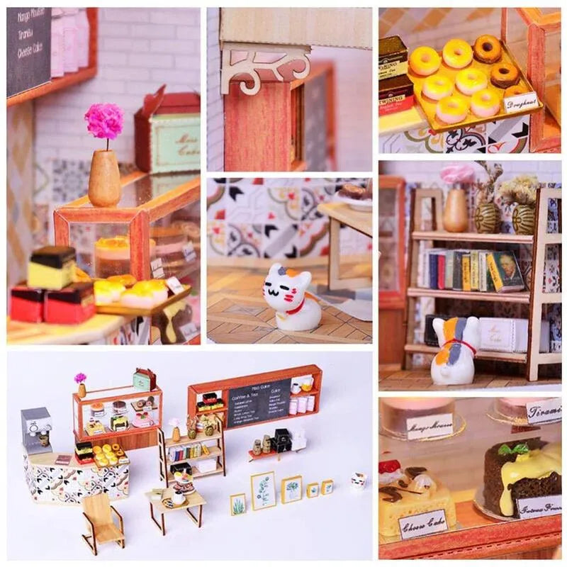 DIY Miniature House | Miss Cake Dollhouse Kit - CraftoyX