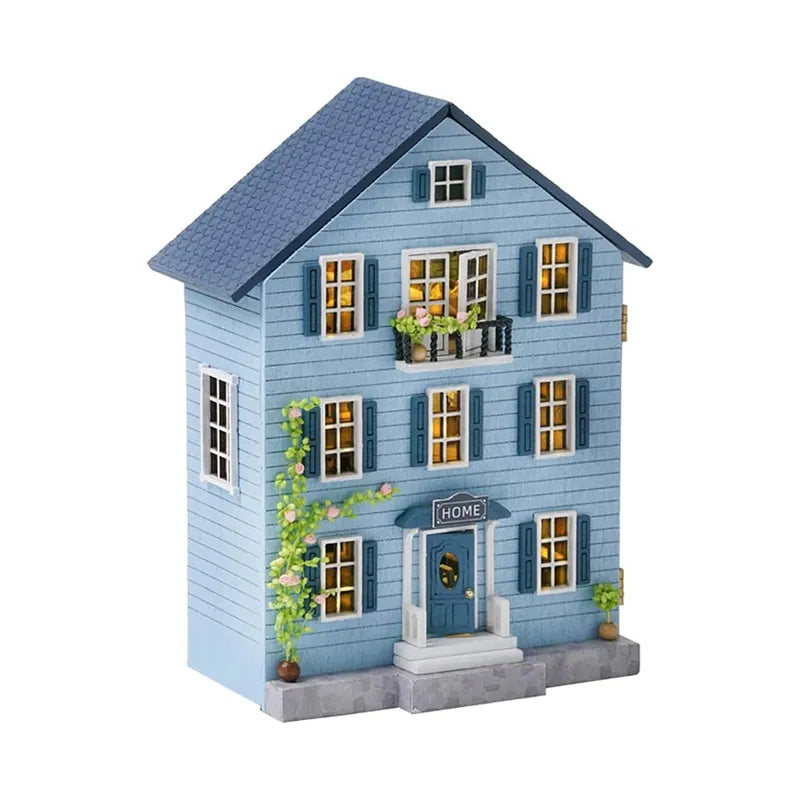 DIY Miniature House | Molan House Dollhouse Kit - CraftoyX