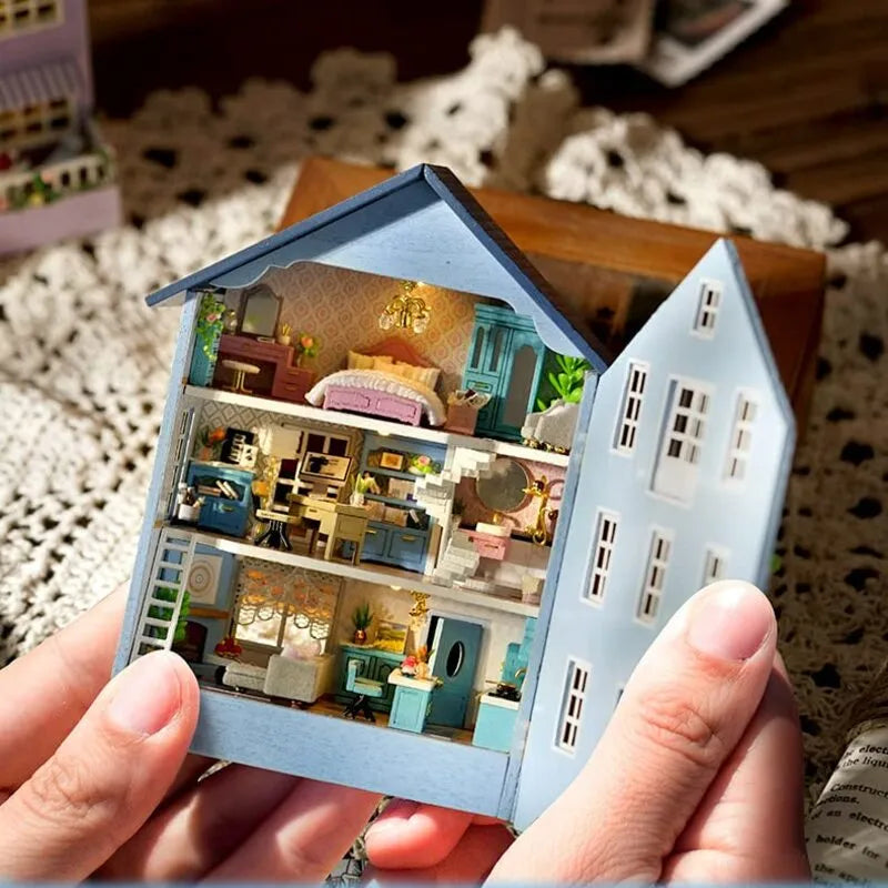 DIY Miniature House | Molan House Dollhouse Kit - CraftoyX