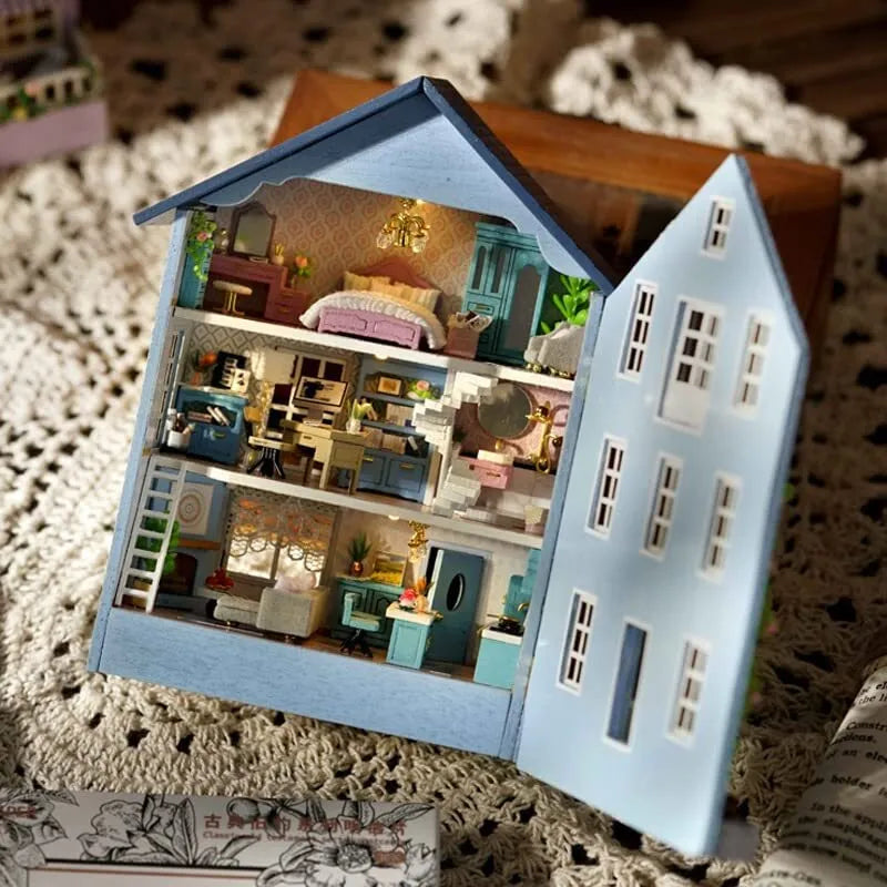 DIY Miniature House | Molan House Dollhouse Kit - CraftoyX