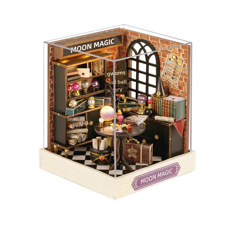 DIY Miniature House | Moon Magic Dollhouse Kit-CraftoyX