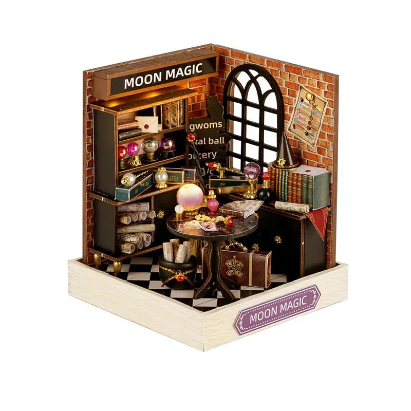 DIY Miniature House | Moon Magic Dollhouse Kit-CraftoyX