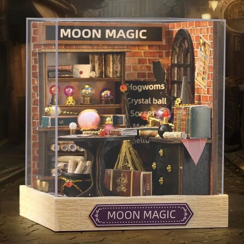 DIY Miniature House | Moon Magic Dollhouse Kit-CraftoyX