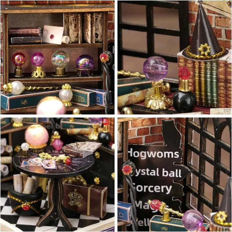 DIY Miniature House | Moon Magic Dollhouse Kit-CraftoyX