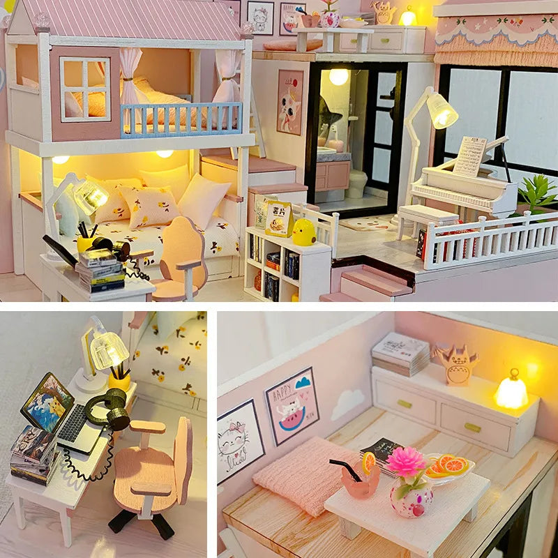 DIY Miniature House | My Room-Early Summer Dollhouse Kit - CraftoyX