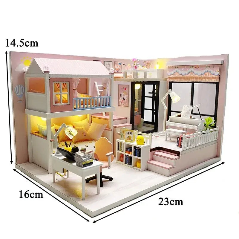 DIY Miniature House | My Room-Early Summer Dollhouse Kit - CraftoyX