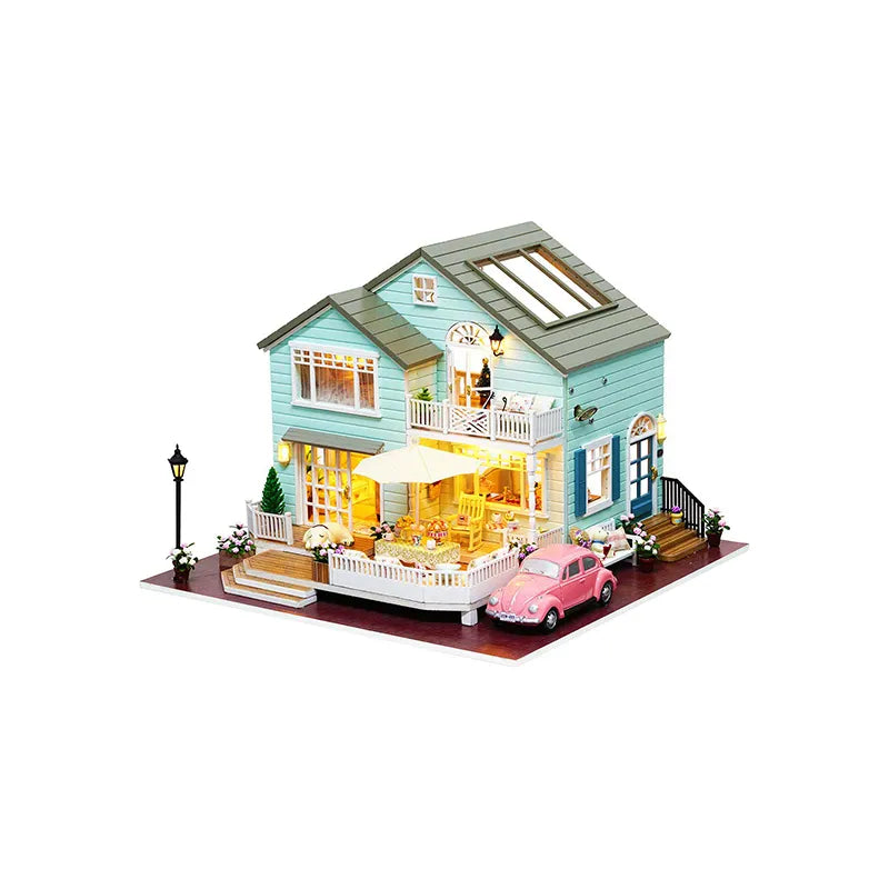 DIY Miniature House | Queenstown Dollhouse Kit - CraftoyX