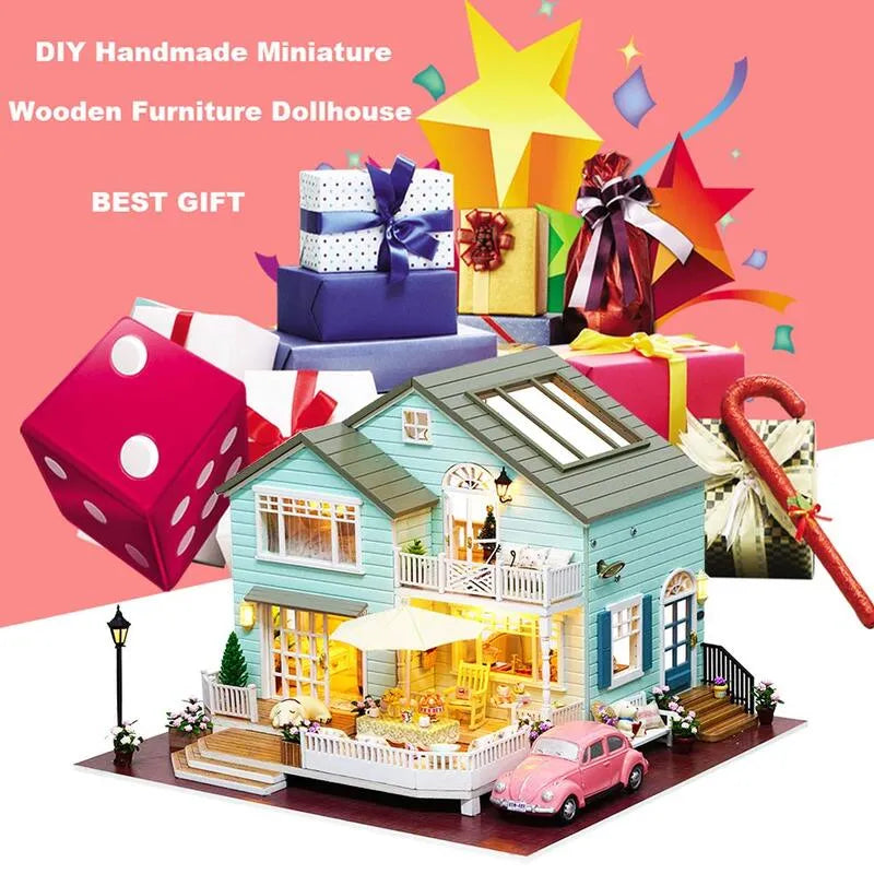 DIY Miniature House | Queenstown Dollhouse Kit - CraftoyX