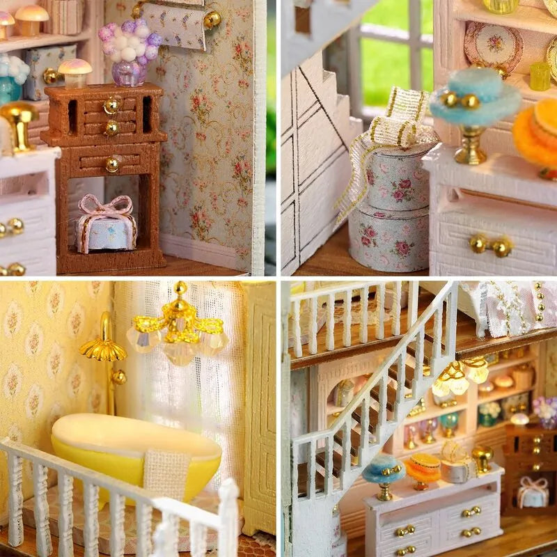 DIY Miniature House | Special Gift Shop Dollhouse Kit - CraftoyX