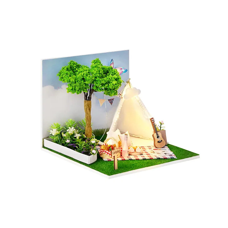 DIY Miniature House | Summer Promise Dollhouse Kit-CraftoyX