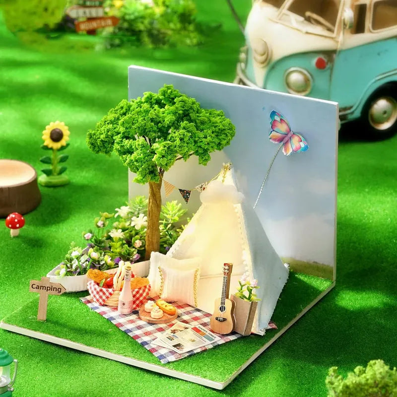 DIY Miniature House | Summer Promise Dollhouse Kit-CraftoyX