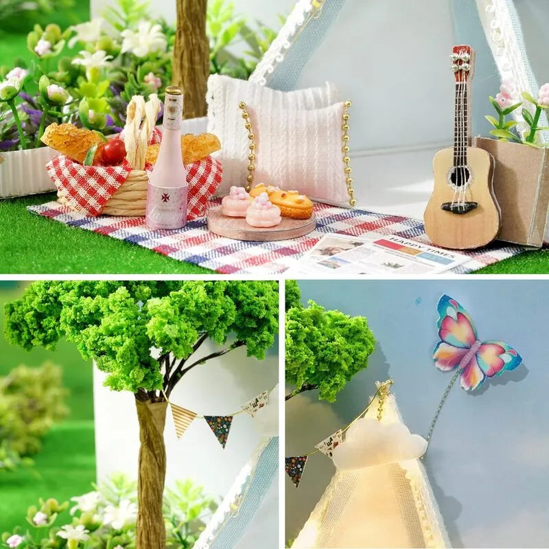 DIY Miniature House | Summer Promise Dollhouse Kit-CraftoyX