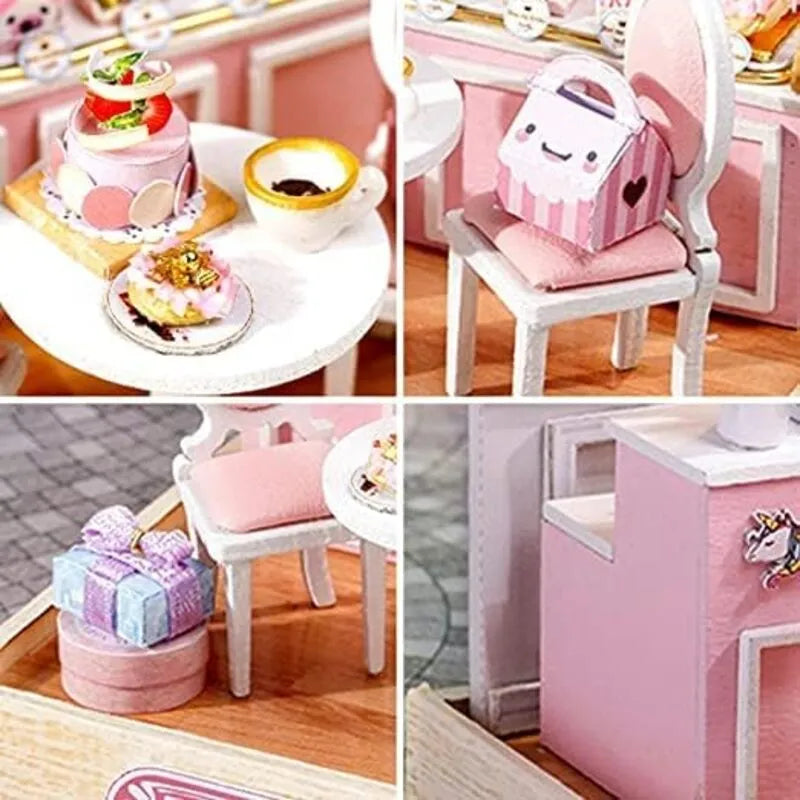 DIY Miniature House | Sweet Talk Dollhouse Kit-CraftoyX