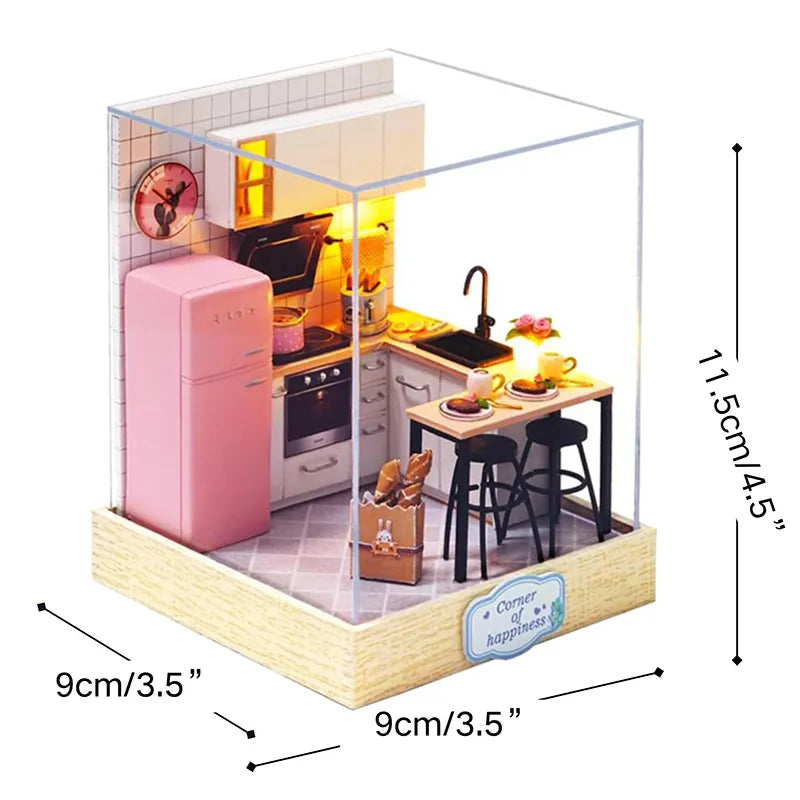 DIY Miniature House | Taste Of Life Dollhouse Kit-CraftoyX