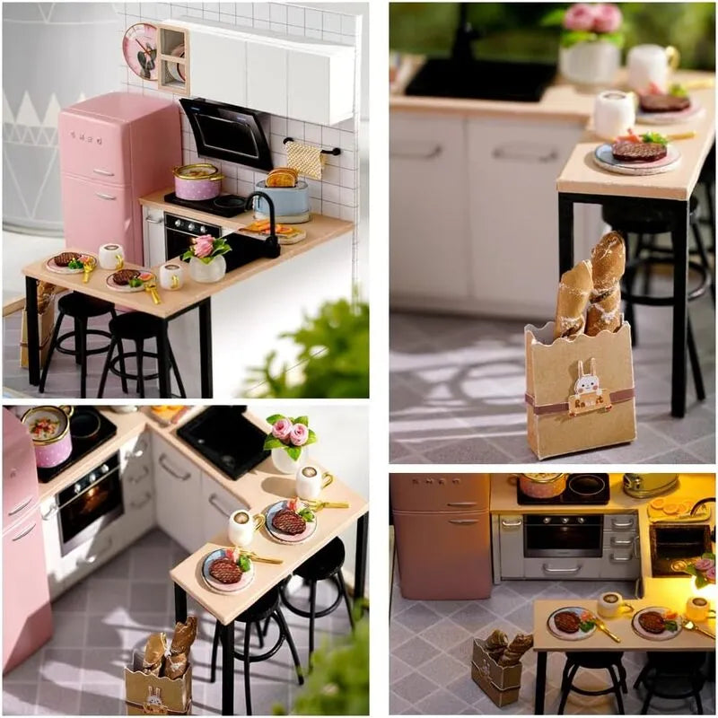 DIY Miniature House | Taste Of Life Dollhouse Kit-CraftoyX