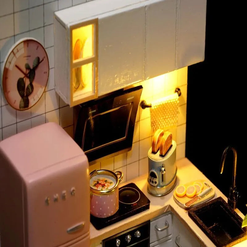 DIY Miniature House | Taste Of Life Dollhouse Kit-CraftoyX