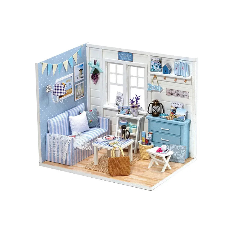 DIY Miniature House | The Fresh Sunshine Dollhouse Kit - CraftoyX