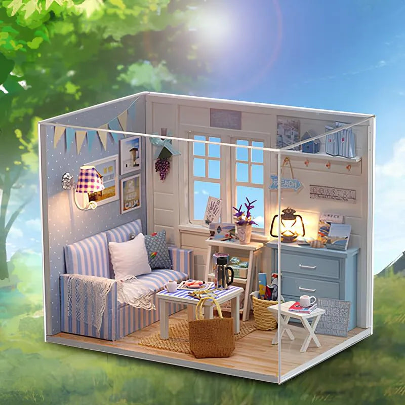 DIY Miniature House | The Fresh Sunshine Dollhouse Kit - CraftoyX