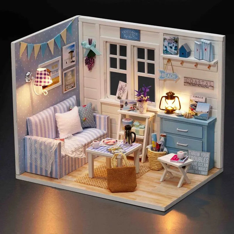 DIY Miniature House | The Fresh Sunshine Dollhouse Kit - CraftoyX