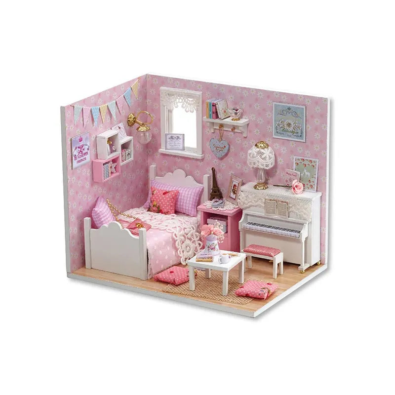 DIY Miniature House | The Sunshine Princess Dollhouse Kit - CraftoyX