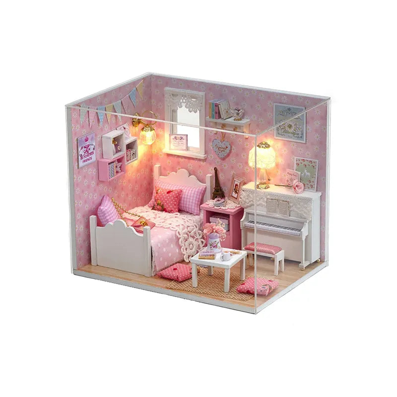 DIY Miniature House | The Sunshine Princess Dollhouse Kit - CraftoyX