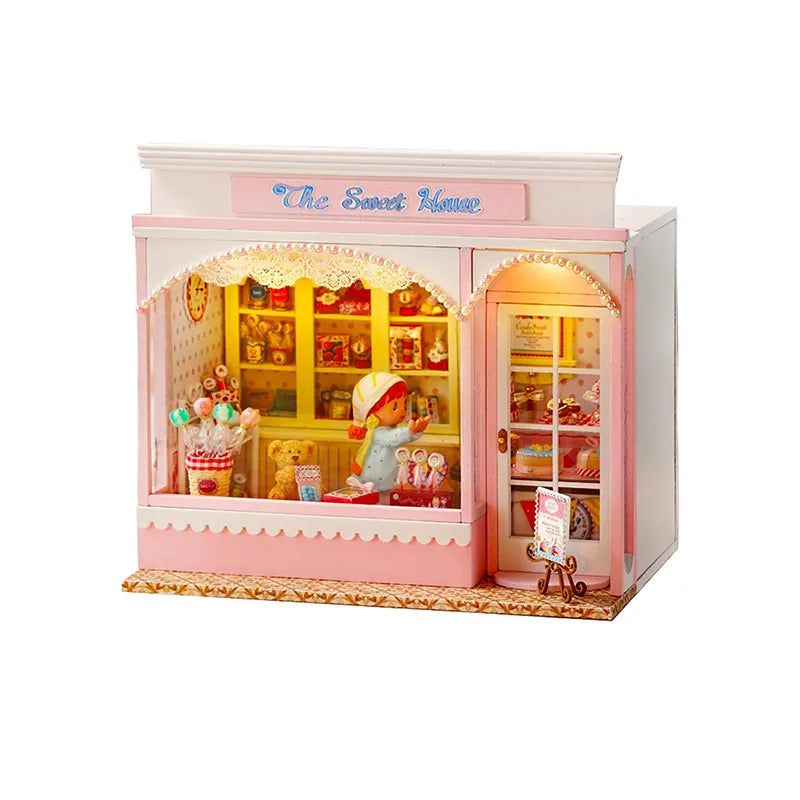 DIY Miniature House | The Sweet House Dollhouse Kit - CraftoyX