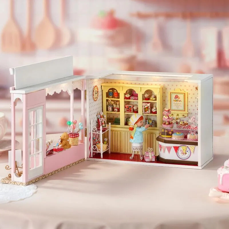 DIY Miniature House | The Sweet House Dollhouse Kit - CraftoyX