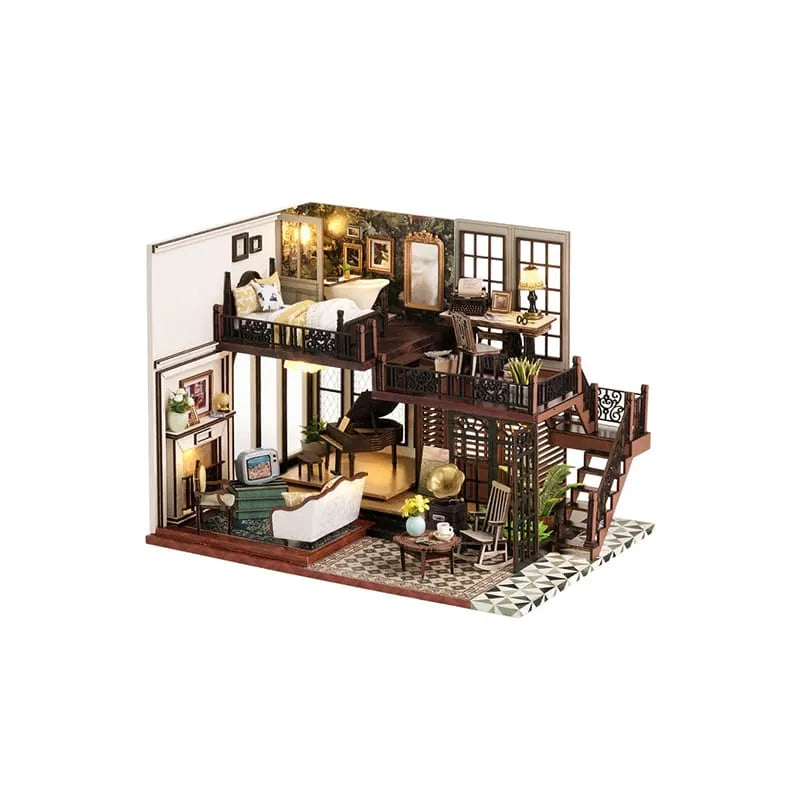 DIY Miniature House | The Time Impression Dollhouse Kit - CraftoyX