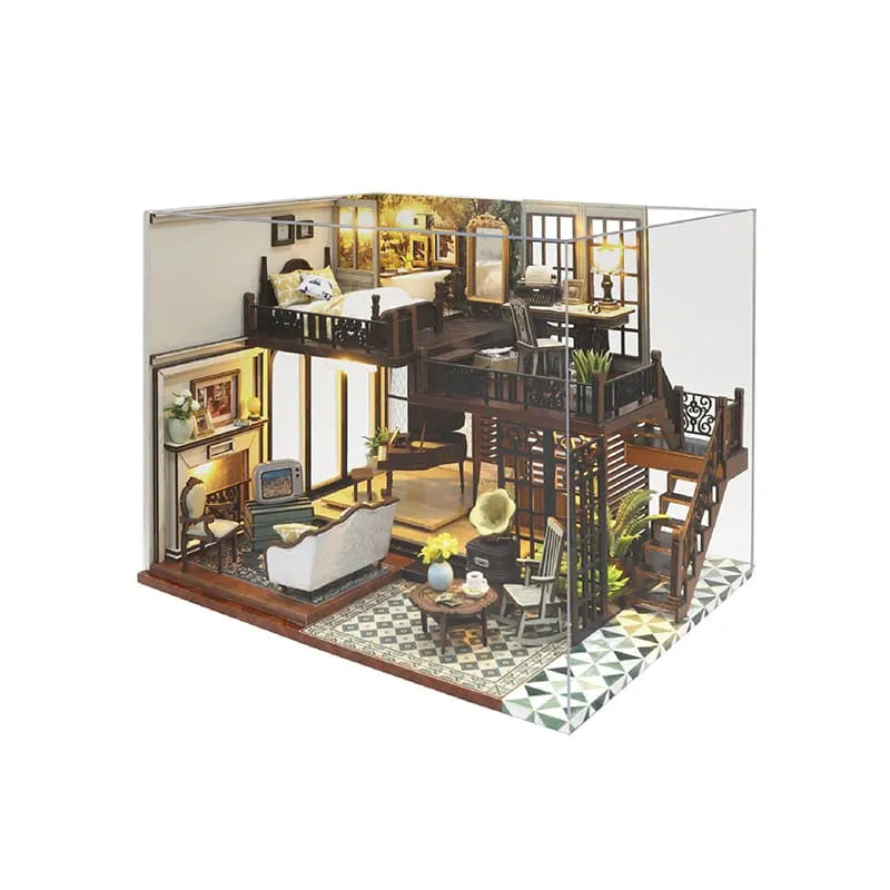 DIY Miniature House | The Time Impression Dollhouse Kit - CraftoyX