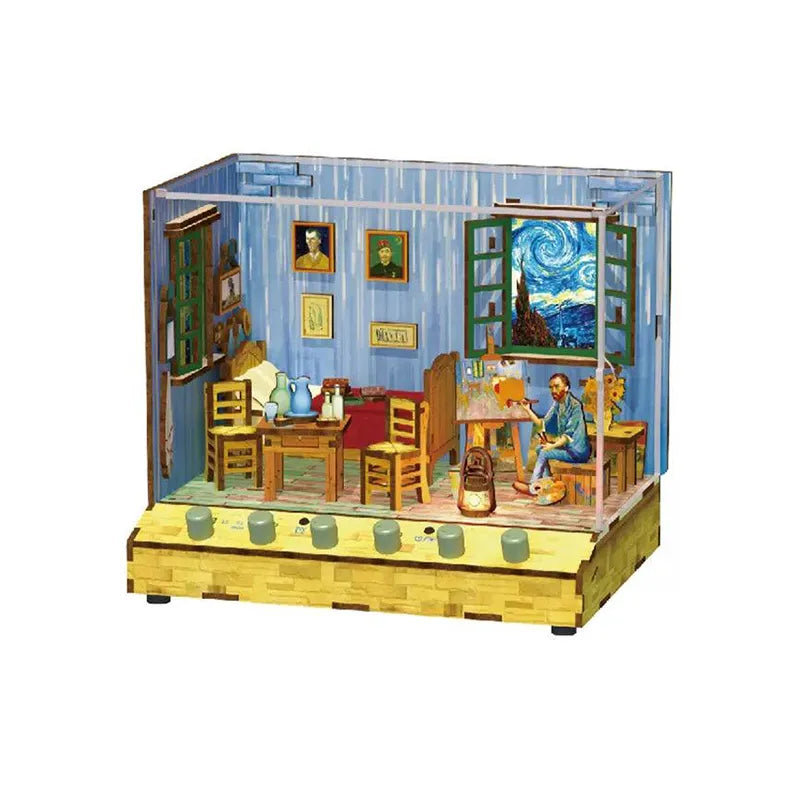 Miniature House Kit | Vincent's Bedroom-CraftoyX