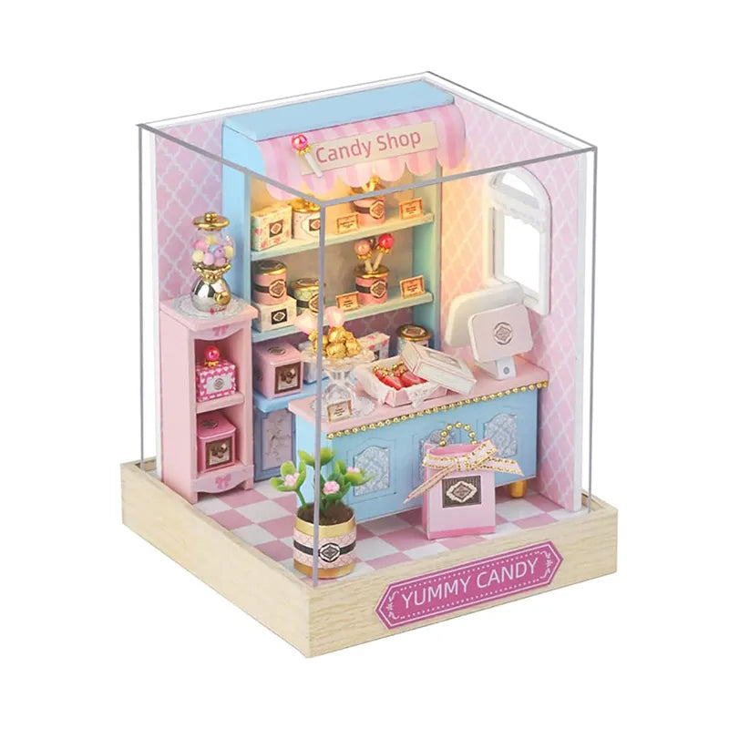 DIY Miniature House | Yummy Candy Dollhouse Kit-CraftoyX