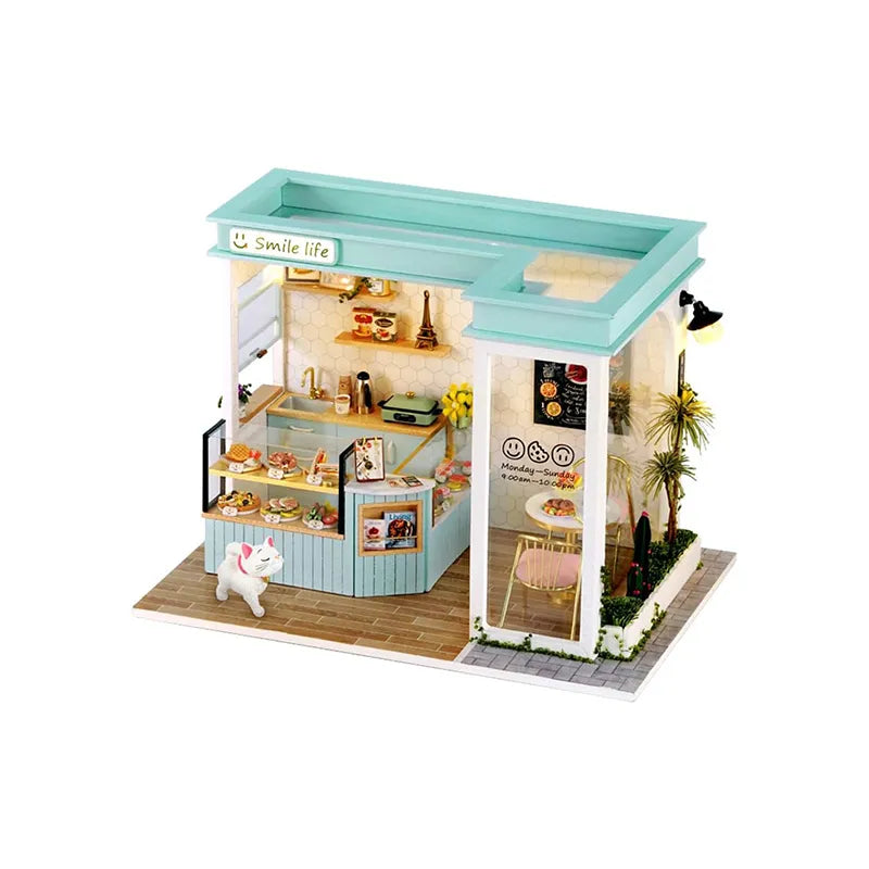 DIY Miniature House | Smile Life Dollhouse Kit - CraftoyX