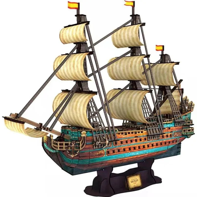 by craftoyx historical ships San Felipe 3d model display