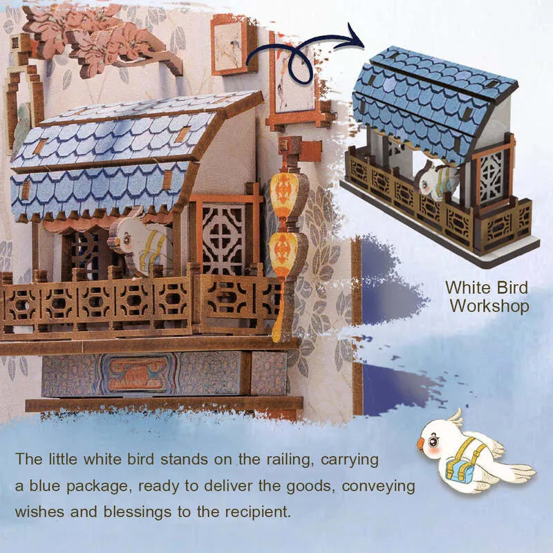 Book Nook Kits | Azure Phoenix Lodge - CraftoyX