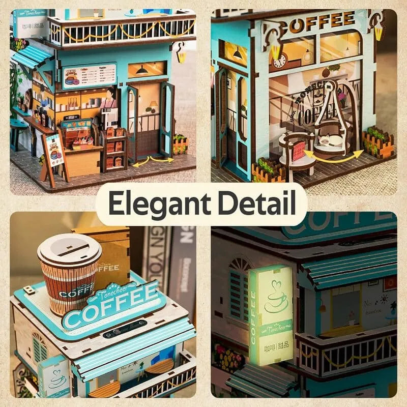 Book Nook Kit | Cape Coffee Shop - CraftoyX