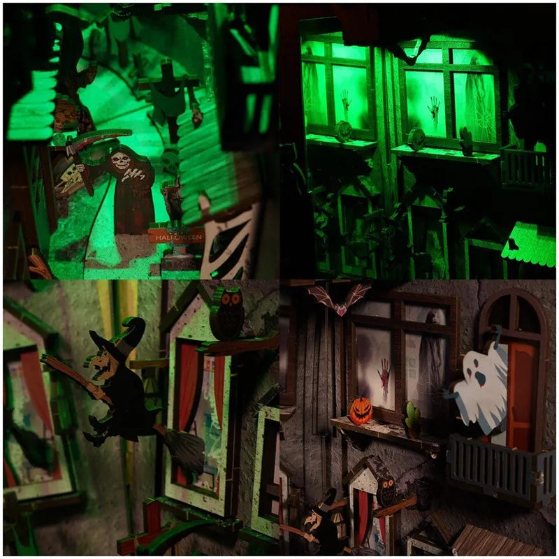 Book Nook Kits | Halloween Alley - CraftoyX