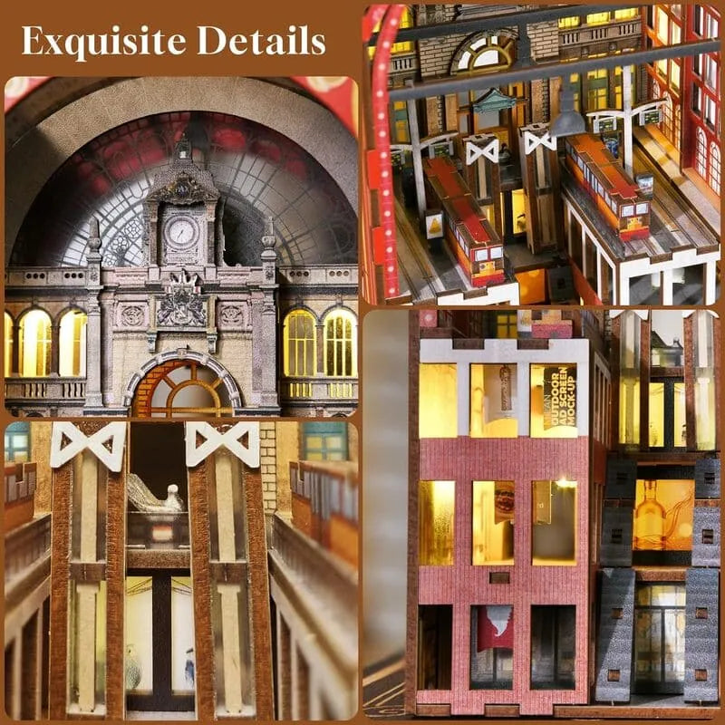 Book Nook Kits | Railway Cathedral - CraftoyX