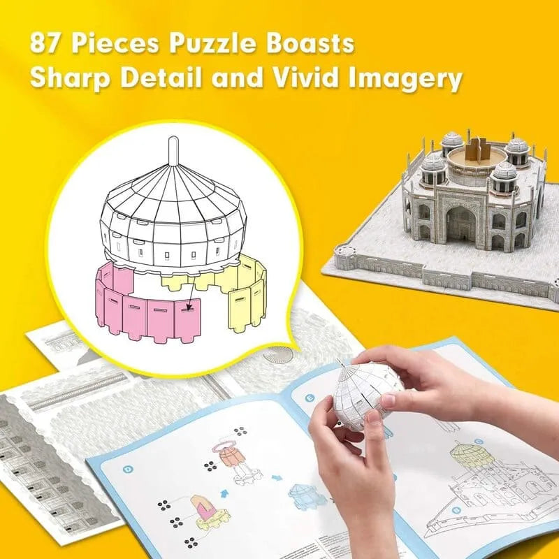 Puzzle 3D | Taj Mahal - National Geographic - CraftoyX