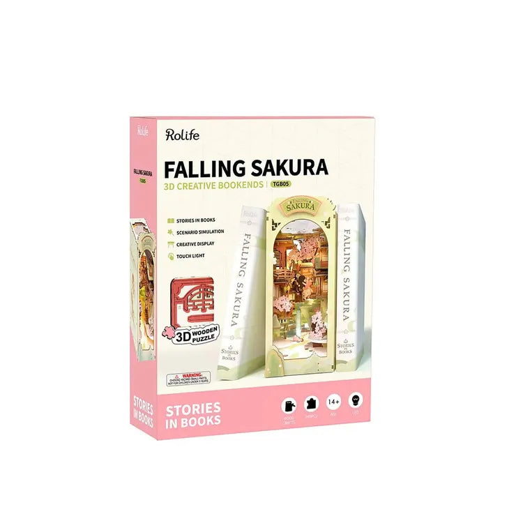 Book Nook Kit | Falling Sakura - CraftoyX