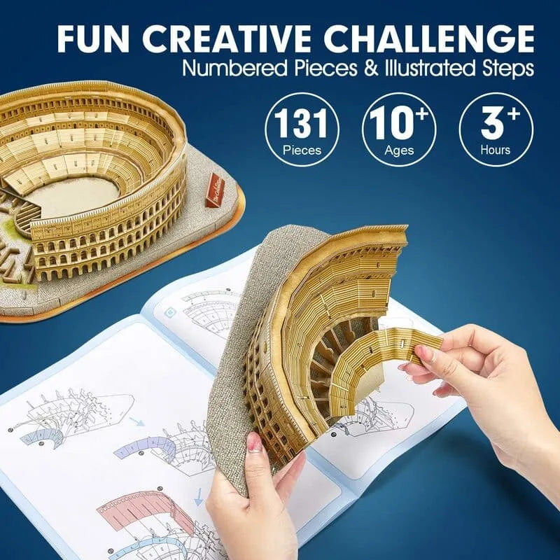 3D Puzzles | Rome Colosseum - National Geographic - CraftoyX