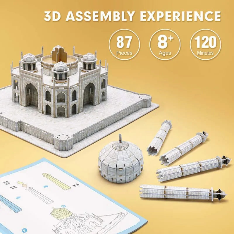 Puzzle 3D | Taj Mahal - National Geographic - CraftoyX