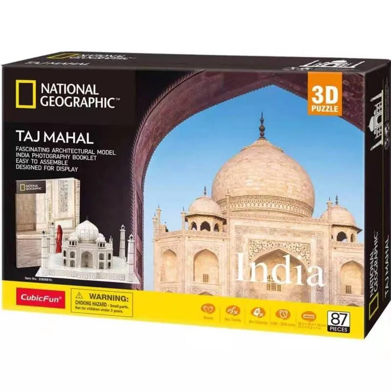 Puzzle 3D | Taj Mahal - National Geographic - CraftoyX