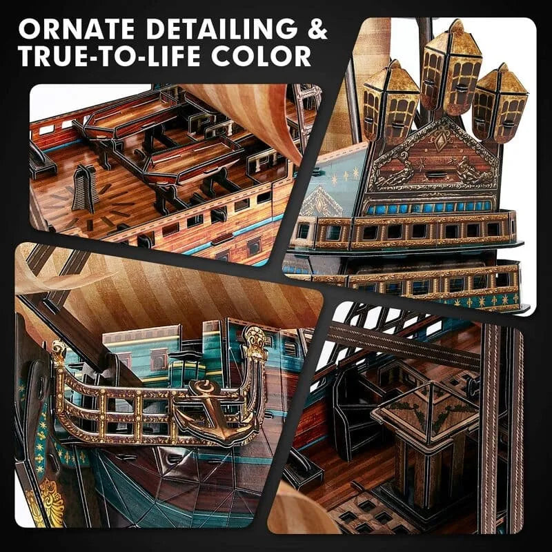 by craftoyx ship puzzle complex design detail