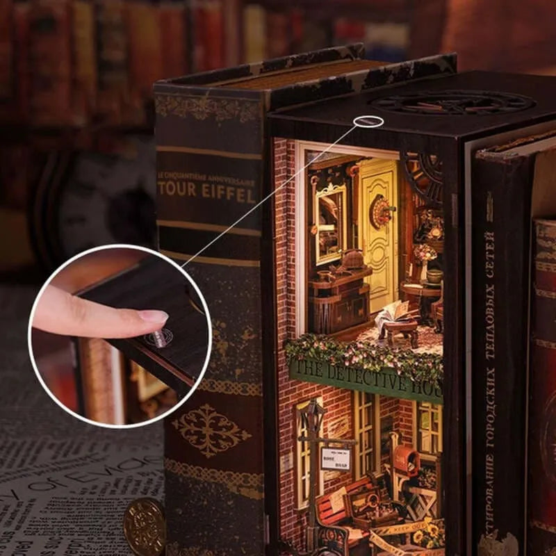 Book Nook Kits | Rose Detective Agency 3D Puzzle Adventure - CraftoyX