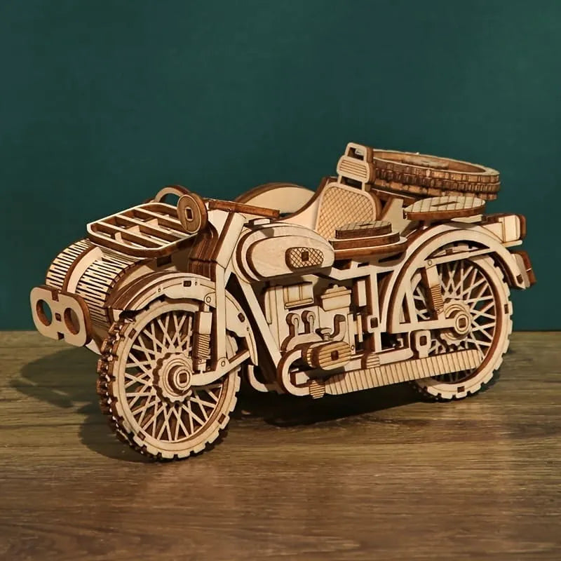 by craftoyx three wheel puzzle room decor piece