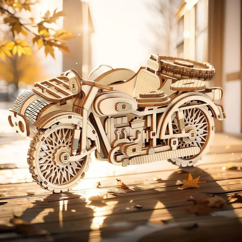 by craftoyx wooden tricycle kit assembled display